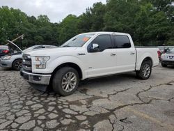 Carros salvage para piezas a la venta en subasta: 2017 Ford F150 Supercrew