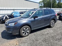 Salvage cars for sale at Gastonia, NC auction: 2018 Subaru Forester 2.5I Premium