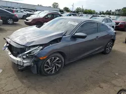 Honda salvage cars for sale: 2018 Honda Civic LX