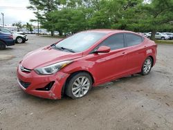 2016 Hyundai Elantra SE en venta en Lexington, KY