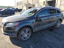 Salvage cars for sale from Copart Fredericksburg, VA: 2007 Audi Q7 3.6 Quattro Premium