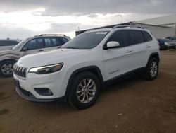 Salvage cars for sale at Brighton, CO auction: 2019 Jeep Cherokee Latitude