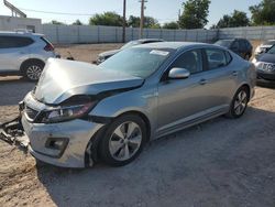 Salvage cars for sale at Oklahoma City, OK auction: 2015 KIA Optima Hybrid