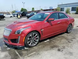 Cadillac Vehiculos salvage en venta: 2018 Cadillac CTS-V