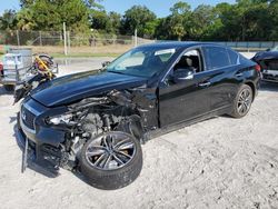 Carros salvage para piezas a la venta en subasta: 2015 Infiniti Q50 Base