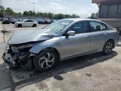 Honda salvage cars for sale: 2017 Honda Accord LX