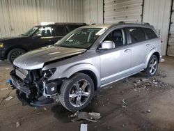 Salvage cars for sale at Franklin, WI auction: 2017 Dodge Journey Crossroad