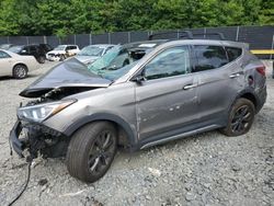 Salvage cars for sale at Waldorf, MD auction: 2017 Hyundai Santa FE Sport