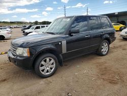 Salvage cars for sale at Colorado Springs, CO auction: 2006 Land Rover Range Rover HSE