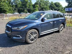 Salvage cars for sale at Finksburg, MD auction: 2019 Infiniti QX60 Luxe