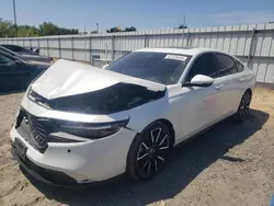 Honda salvage cars for sale: 2023 Honda Accord Touring Hybrid