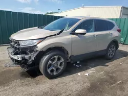 Salvage cars for sale at Exeter, RI auction: 2017 Honda CR-V EX