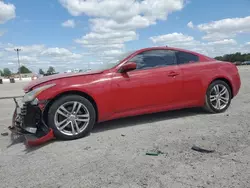 Salvage cars for sale at Indianapolis, IN auction: 2009 Infiniti G37