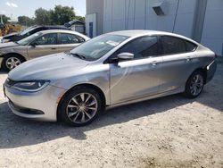 Salvage cars for sale at Tifton, GA auction: 2015 Chrysler 200 S