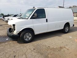 Salvage trucks for sale at Woodhaven, MI auction: 2017 Chevrolet Express G2500