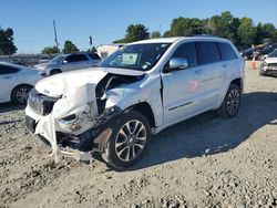 Jeep Vehiculos salvage en venta: 2017 Jeep Grand Cherokee Overland