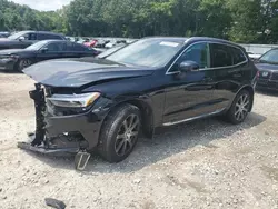 Salvage cars for sale at North Billerica, MA auction: 2021 Volvo XC60 T5 Inscription