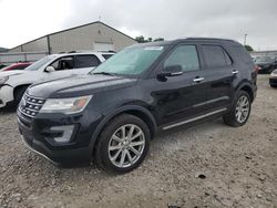 Salvage cars for sale at Lawrenceburg, KY auction: 2017 Ford Explorer Limited