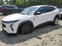 Salvage cars for sale at Waldorf, MD auction: 2024 Chevrolet Trax LS