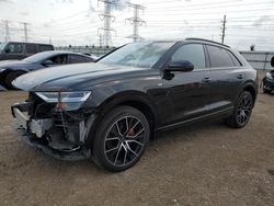 Salvage cars for sale from Copart Elgin, IL: 2019 Audi Q8 Premium Plus S-Line