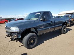 Salvage cars for sale at Brighton, CO auction: 2001 Chevrolet Silverado K2500 Heavy Duty