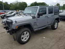 Jeep salvage cars for sale: 2014 Jeep Wrangler Unlimited Sport