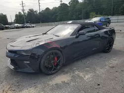 Salvage cars for sale at Savannah, GA auction: 2018 Chevrolet Camaro SS