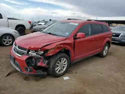 Salvage cars for sale at Brighton, CO auction: 2016 Dodge Journey SXT