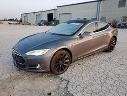 Salvage cars for sale from Copart Kansas City, KS: 2012 Tesla Model S