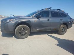 Salvage cars for sale at Grand Prairie, TX auction: 2024 Subaru Outback Wilderness