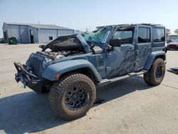 Salvage cars for sale from Copart Tulsa, OK: 2015 Jeep Wrangler Unlimited Sahara