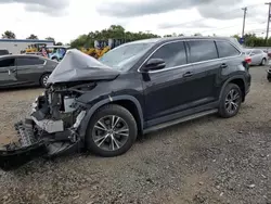 Salvage cars for sale at Hillsborough, NJ auction: 2019 Toyota Highlander LE