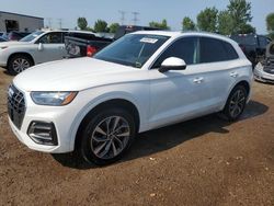 Salvage cars for sale at Elgin, IL auction: 2021 Audi Q5 Premium