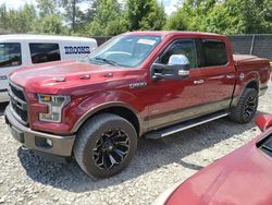 Salvage cars for sale from Copart Waldorf, MD: 2015 Ford F150 Supercrew