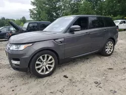 Land Rover salvage cars for sale: 2016 Land Rover Range Rover Sport HSE