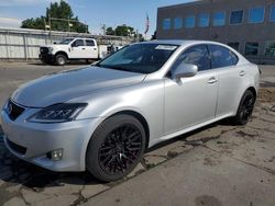 Salvage cars for sale at Littleton, CO auction: 2008 Lexus IS 250