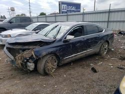 Chevrolet salvage cars for sale: 2017 Chevrolet Impala Premier