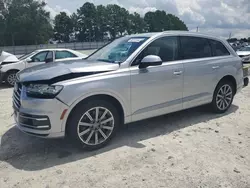 Audi salvage cars for sale: 2019 Audi Q7 Premium Plus