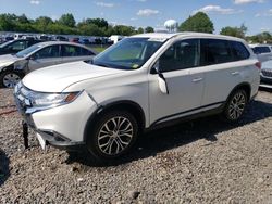 Salvage cars for sale at Hillsborough, NJ auction: 2017 Mitsubishi Outlander SE