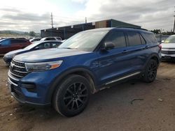 Salvage cars for sale at Colorado Springs, CO auction: 2020 Ford Explorer XLT