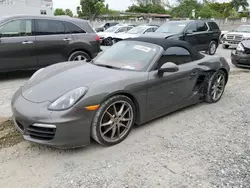 Salvage cars for sale at Opa Locka, FL auction: 2014 Porsche Boxster