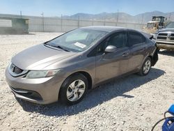 Salvage cars for sale at Magna, UT auction: 2013 Honda Civic LX