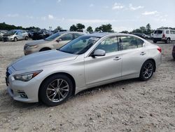 Salvage cars for sale at West Warren, MA auction: 2017 Infiniti Q50 Premium