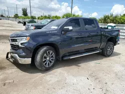 Salvage cars for sale at Miami, FL auction: 2022 Chevrolet Silverado C1500 LT