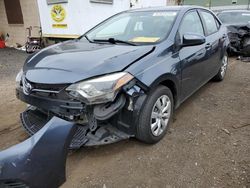 Salvage cars for sale at New Britain, CT auction: 2016 Toyota Corolla L