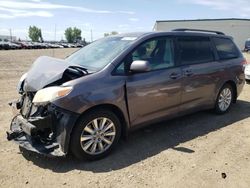 Salvage cars for sale at Rocky View County, AB auction: 2012 Toyota Sienna LE