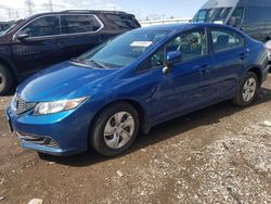 Honda salvage cars for sale: 2015 Honda Civic LX