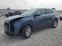 Salvage cars for sale at Kansas City, KS auction: 2018 KIA Sportage LX