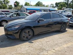 Salvage cars for sale at Wichita, KS auction: 2021 Hyundai Elantra SEL