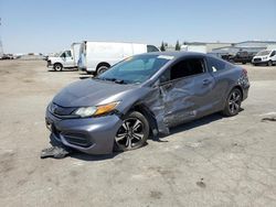 Salvage cars for sale from Copart Bakersfield, CA: 2015 Honda Civic EX